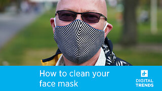 How to clean and sterilize your homemade face mask
