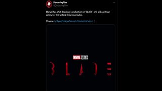 PG-13 Blade movie DESTROYED by Writers Strike