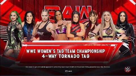 WWE Monday Night Raw WWE Women's Tag Team Championship