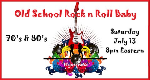 Saturday Night Rock N Roll ~ 70' & 80's