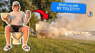 I Blew Up My Grandmas Toilet!