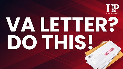 What To Do With A Letter From The VA