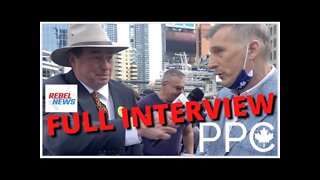 Rebel News FULL INTERVIEW with Maxime Bernier - Toronto Oct 3rd 2020