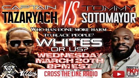 Captain Tazaryach Vs Tommy Sotomayor: Who Has Done More Harm To Black People, Whites Or Us?