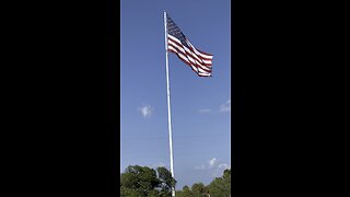 Fort De Soto’s huge flag Clearwater Florida