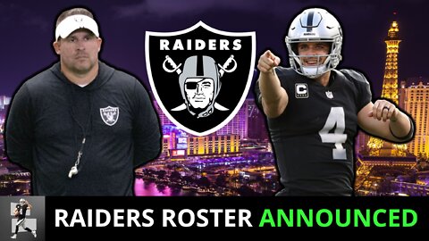 FULL Las Vegas Raiders 53-Man Roster For The 2022 Season After Roster Cuts