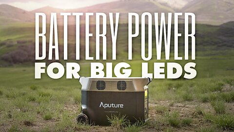 Aputure Delta Pro powered by EcoFlow — Big generator for LED lights on location