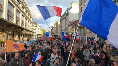 CORTÈGE NATIONAL POUR LA PAIX ET LA LIBERTÉ - Réintégration des suspendus - 19/11/2022 - Video 6