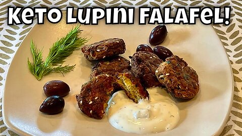 Keto Falafel - Made with Lupini - just over 1g net carbs each