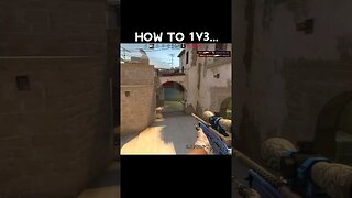 HOW TO 1V3...🔥🔥🔥 #csgo #csgoclips #mirage #awp #1v3clutch