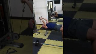 Cable Lying Triceps Extension Andre