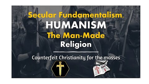 Humanism. The Man-Made Atheistic Religion pt1 w/@ReasonedAnswers
