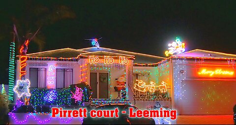 Christmas lights Perth Best Displays Pirret Court Western Australia
