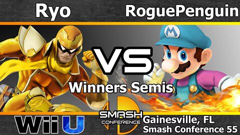 MVG|Ryo (Falcon, Ganon, Palutena) vs. RoguePenguin (Mario) - Winners Semis - SC55