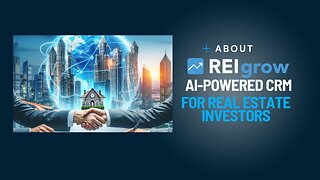 About REI Grow- Ai Powered CRM for Investors