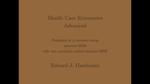 Health Care Economics (free-market, opposes Big Medicine)