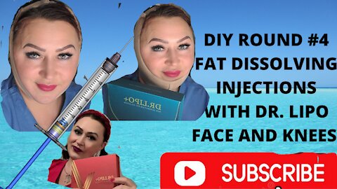 DIY DR. LIPO Fat dissolving injections on my Chin and JOWLS area.