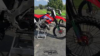 CR250 vs KX250 Two Stroke Transformation #shorts