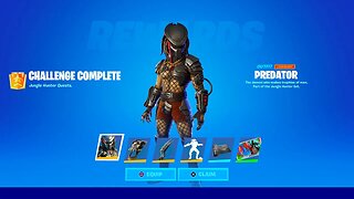 Unlocking *PREDATOR* SKIN in FORTNITE!