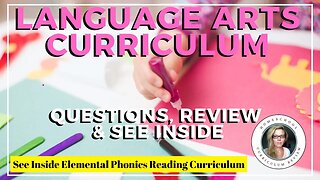 Language Arts Homeschool Curriculum SEE INSIDE Elemental Phonics & Review Secular Program