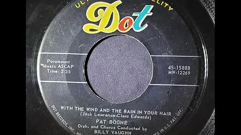 Pat Boone, Billy Vaughn - With the Wind and The Rain in Your Hair