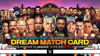 WWE WrestleMania 41 - Dream Match Card [v7]