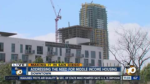 Making It in San Diego: Need for middle-income housing