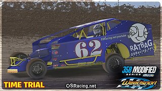 358 Modified Time Trial - Weedsport Speedway - iRacing Dirt #dirtracing #iracingdirt