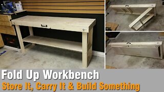 DIY Fold up workbench (How to build)