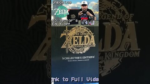 Legend Of Zelda: Tears of the Kingdom Collector's Edition, Pro Controller, and Amiibo!