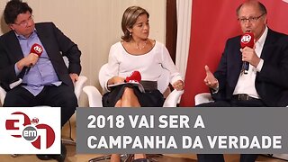 Especial 3 em 1 | Alckmin: 2018 vai ser a campanha da verdade