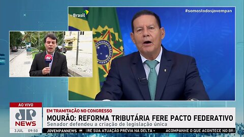 Mourão diz que proposta de reforma tributária fere pacto federativo