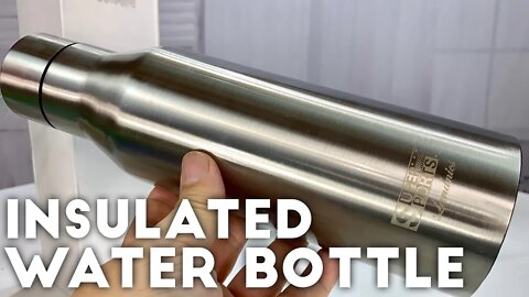 Stainless Steel 25oz Insulated Double Wall Water Bottle Unboxing