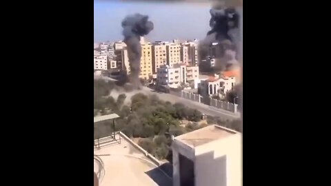 Isrealis Drop Bunker Busters On Underground Hamas Weapons Depot…Causing Explosions Under The Streets