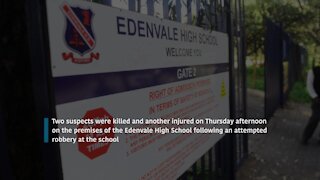 SOUTH AFRICA - Johannesburg - Edenvale school shooting (video) (d6w)