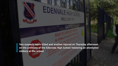 SOUTH AFRICA - Johannesburg - Edenvale school shooting (video) (d6w)