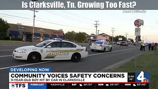 Safety concerns raised after 11-year-old hit in Clarksville, Tn.