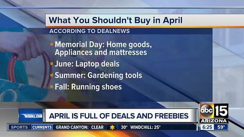 Best things to buy and avoid in April