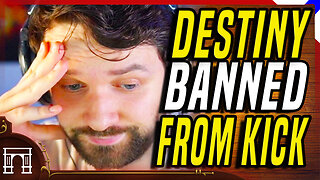 Destiny Reportedly Banned From Kick! Consequence Culture Strikes Again!