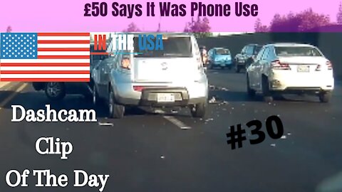 Dashcam Clip Of The Day #30 - World Dashcam - £50 Says It Was Phone Use