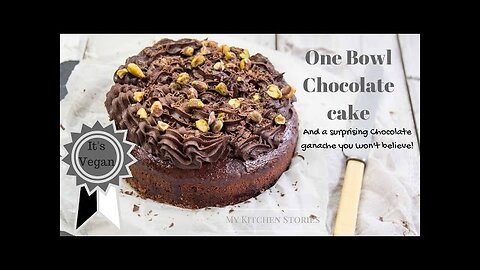 One Bowl Chocolate Cake - Vegan too -My Kitchen Stories- Cook, Travel, Eat