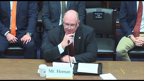 Powerful!!! Tom Homan Speaks Hard Fact's To Congress & To All Biden Proponents