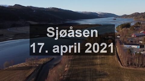 Sjøåsen i solnedgang 17. april 2021