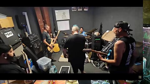 GO BEHIND THE SCENES AT BAND PRACTICE WITH INDORPHINE FROM LAST NIGHT!