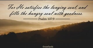 Psalm 107:1-9 - Psalms Saturday #9