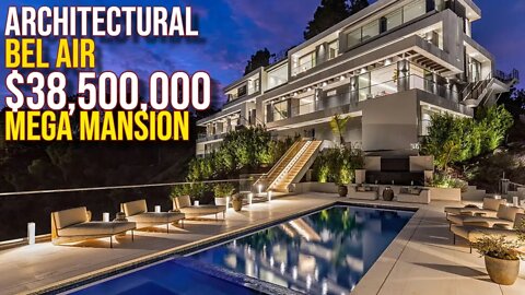 Viewing a $38,500,000 Bel Air Architectural Mega Mansion