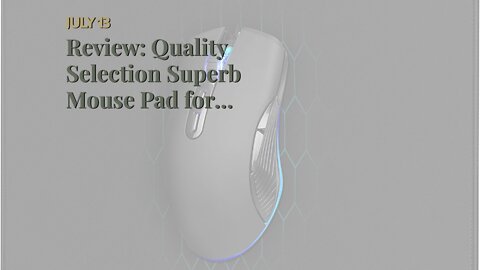 Review: Quality Selection Superb Mouse Pad for Computer & Laptop,Gaming Mouse Pad,Non-Slip Rubb...