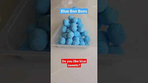 Blue Bon Bons 😍 #sweets #candy #blue #shorts #ytshorts #food