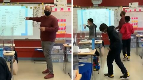 Teacher delivers epic grammar rap to help motivate students