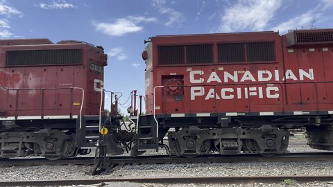 Nephton freight train arrives at CP Havelock